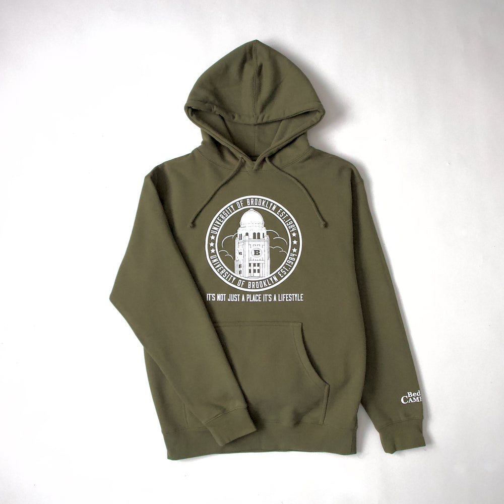 University of Brooklyn Hoodie - Heritage Olive