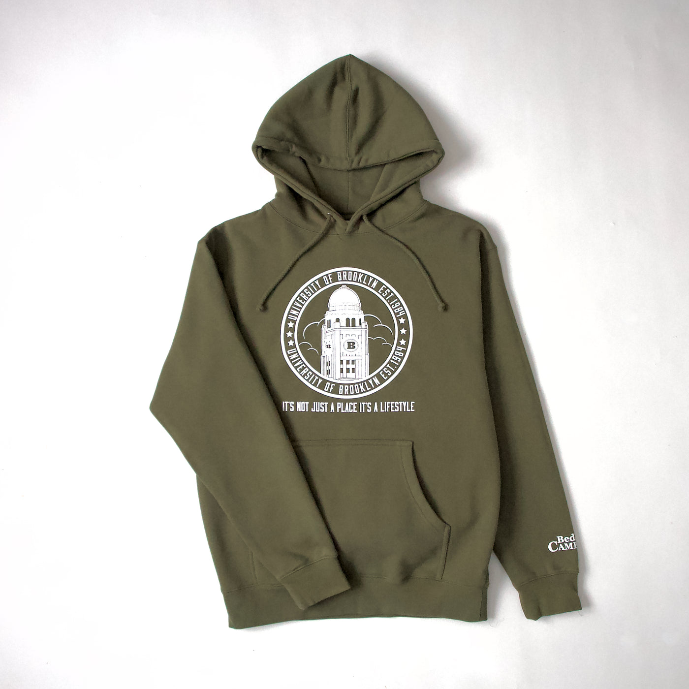 University of Brooklyn Hoodie - Heritage Olive