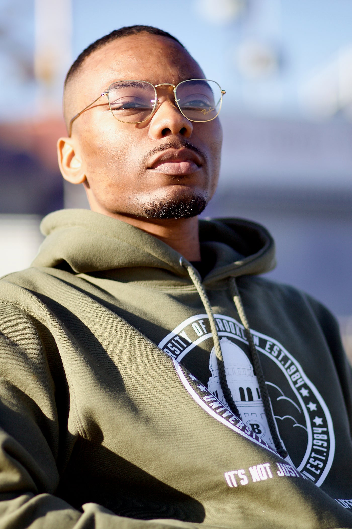 University of Brooklyn Hoodie - Heritage Olive